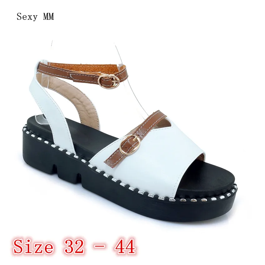 

Women Platform Wedge Sandals Low High Heel Shoes Slippers Woman Wedges Gladiator Sandals Small Plus Size 32 33 - 40 41 42 43 44