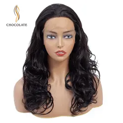 Парики из натуральных волос на кружеве предварительно сорванные 250% плотность бразильские парики с волнистыми волосами для черных женщин