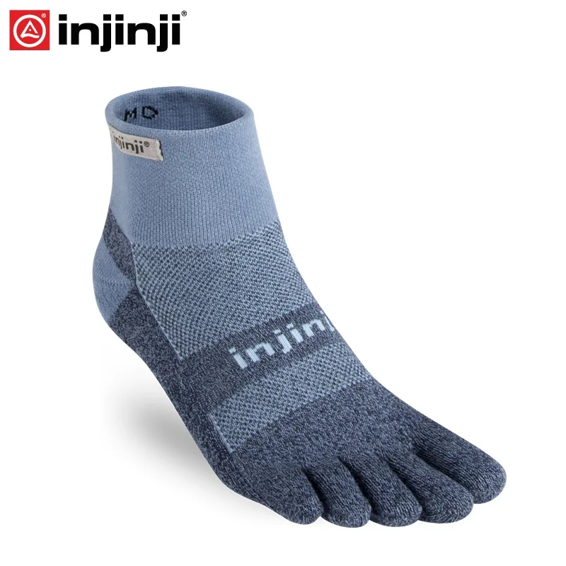 Injinji Toe socks Trail midweight mini-crew носки для бега с пятью пальцами мужские