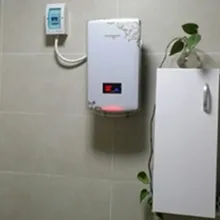 Электрический проточный водонагреватель с постоянной температурой мгновенный индукционный горячий душ с функцией анти-обжига и сенсорный светодиодный