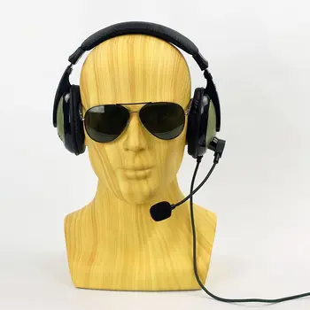 

58 CM Fiberglass Plus Size Imitation Wood Grain Male Mannequin Head,Manikin Dummy Head For Helmet Sunglass VR Hat Display