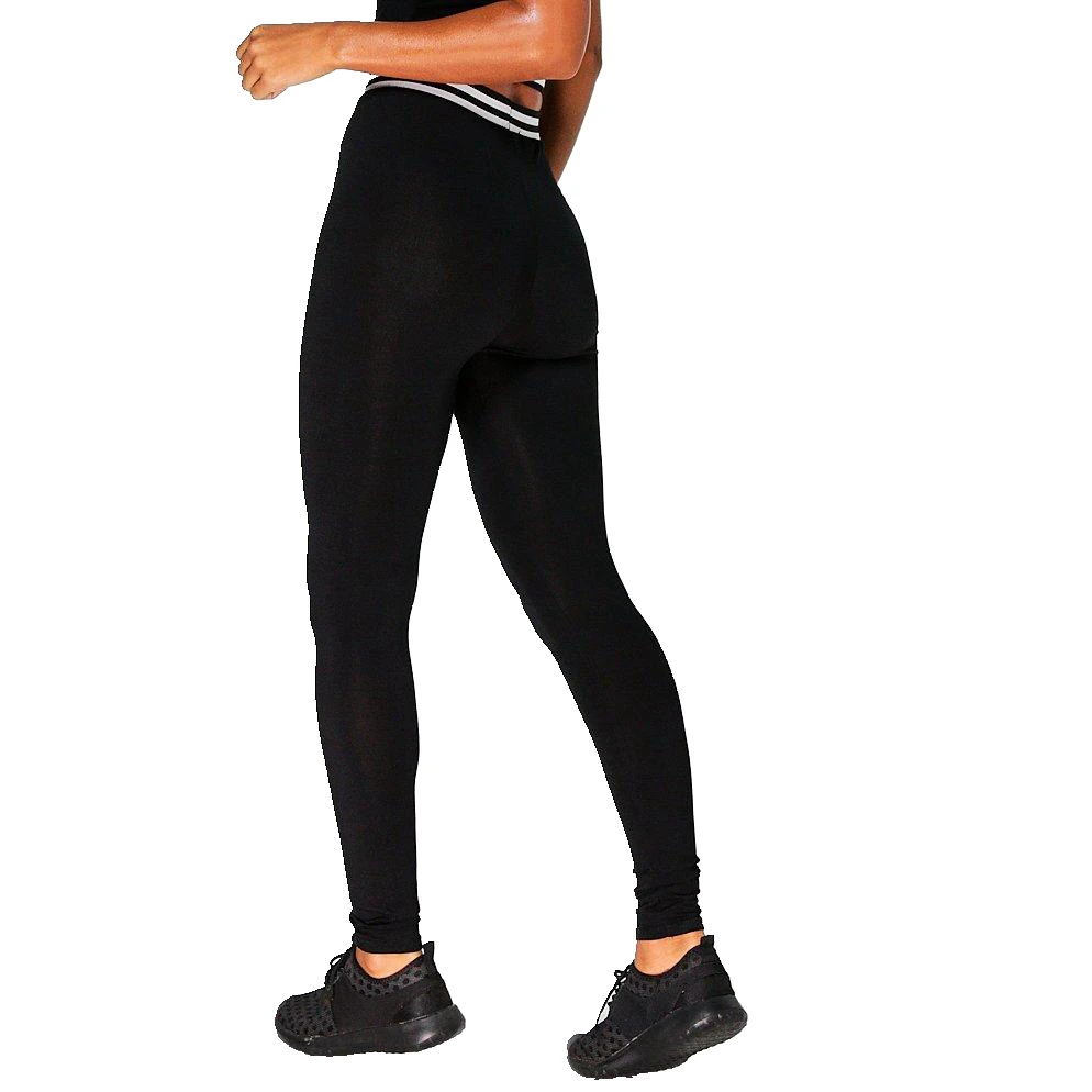 Women High Waist Pencil Leggings Slim Workout Black Leggings Trousers