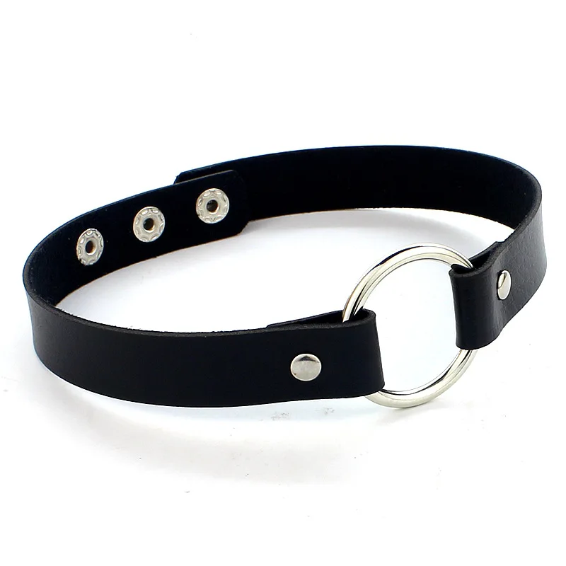 

New Classic Unisex Women Men Gothic Punk Belt Choker Collar Necklace Pendant Leather Chain Neck Statement Jewelry Chocker