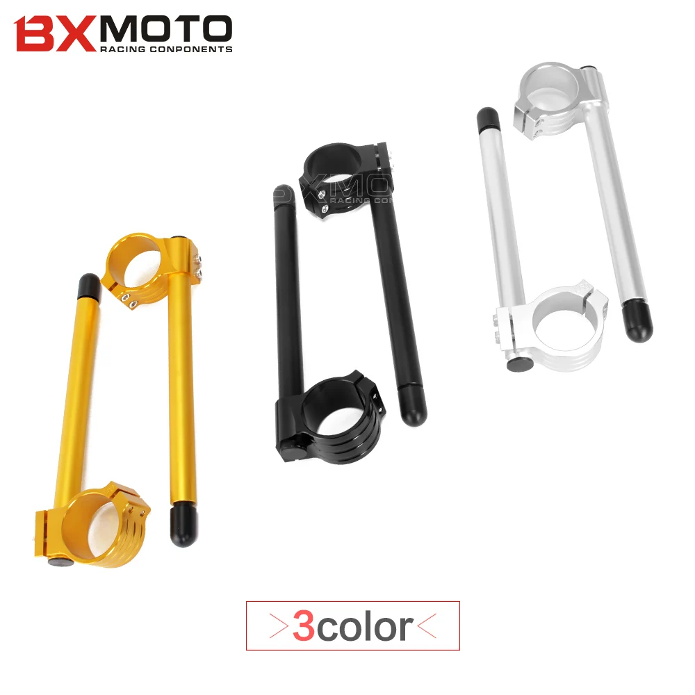 Новый Универсальный мотоциклетный CNC 45 мм зажим на руль для Honda CBR600RR CBR900RR Suzuki GSXR600