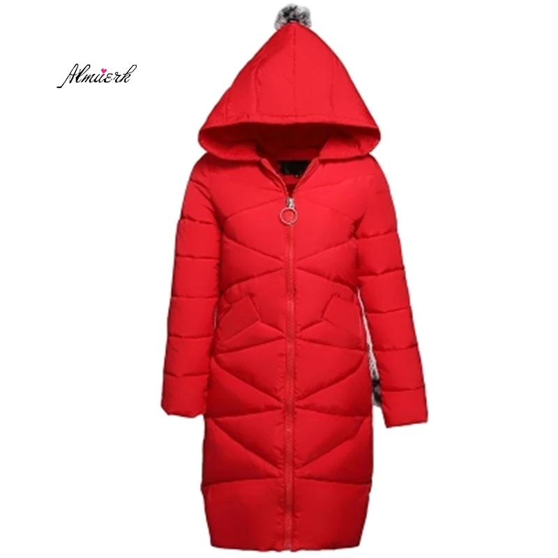Women winter cotton coat 2018 Female large size Slim medium Long Down