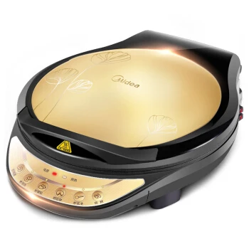 

LK1758 Electric Crepe Maker Pizza Machine Double-sided Frying Pan Microcomputer Control Baking Pan Non-stick Griddle 1500W