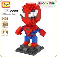 LOZ Diamond Blocks Cute Cartoon Figures Superhero Figure Action Amazing Toys For Boys Building Blocks Pixels