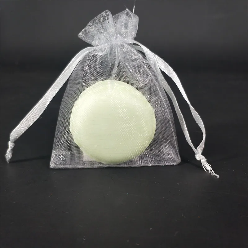50pcs 7x9 9x12 10x15 13x18 15x20CM White Organza Gift Bags Jewelry Packaging Bags Wedding Party Decoration Drawable Gift Bag 6Z