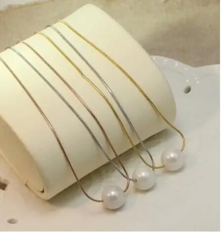 

CN016 White Pearl necklace with box