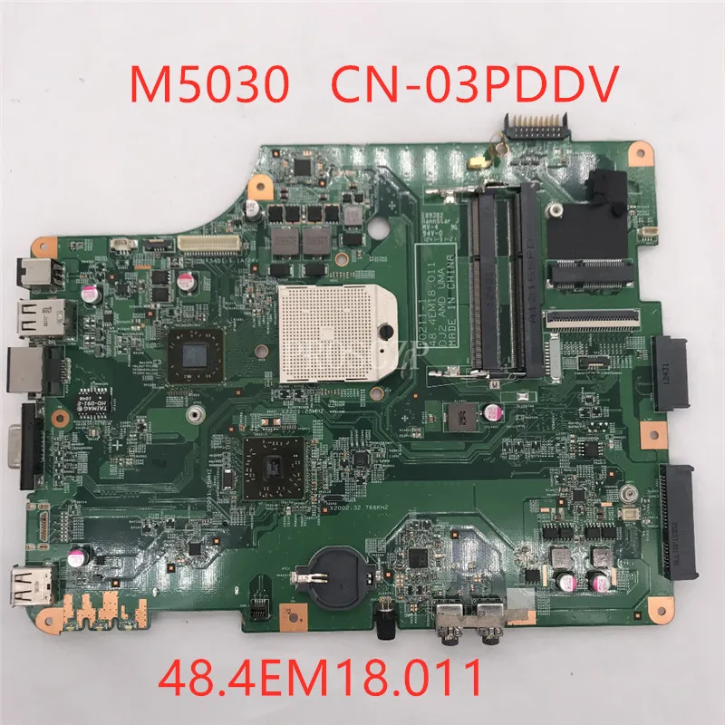 Для CN-03PDDV 03PDDV 3PDDV M5030 материнская плата для ноутбука pavilion 48.4EM18.011 DDR3 полностью протестирована