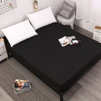 

Meijuner Waterproof Mattress Protector Solid Color Bed Cover Machine Washable Bed Mattress Protector Urinary Nursing Pad Y374