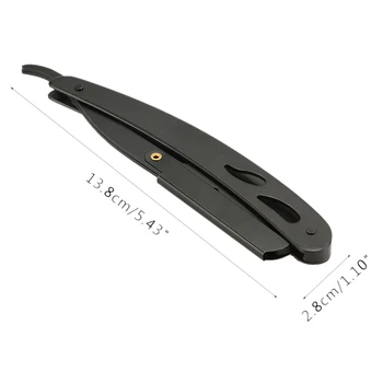 

Stainless Steel Men Shaving Barber Tools Classic Tool Straight Shaving Razor Men's Folding Shaver With 10 Blades