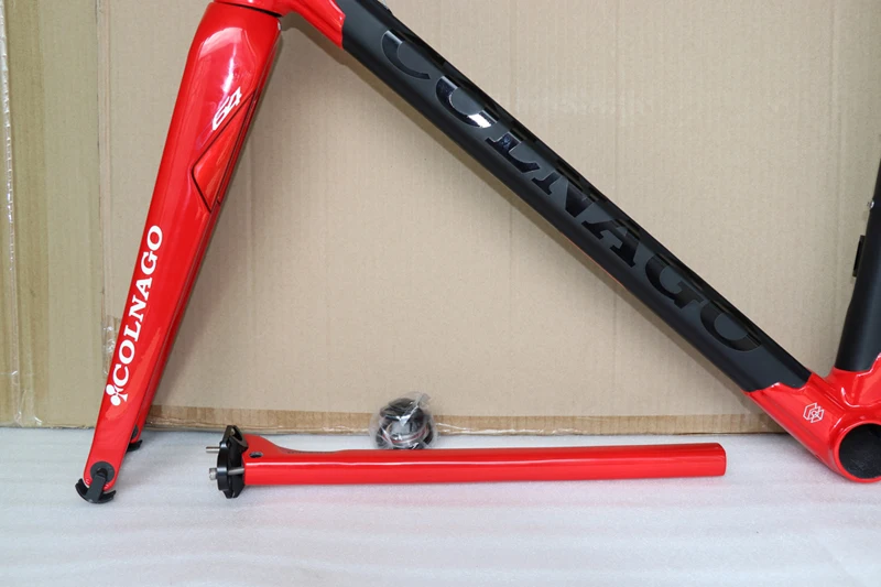 Цвета: черный красный 2019 Colnago C64 карбоновая рама шоссейный углеродный руль для