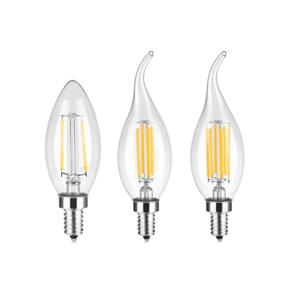 

E14 Bulb 2w/4w/6w/8w Incandescent AC 220V LED Vintage Lamp Edison Retro Lights Atmosphere Lighting