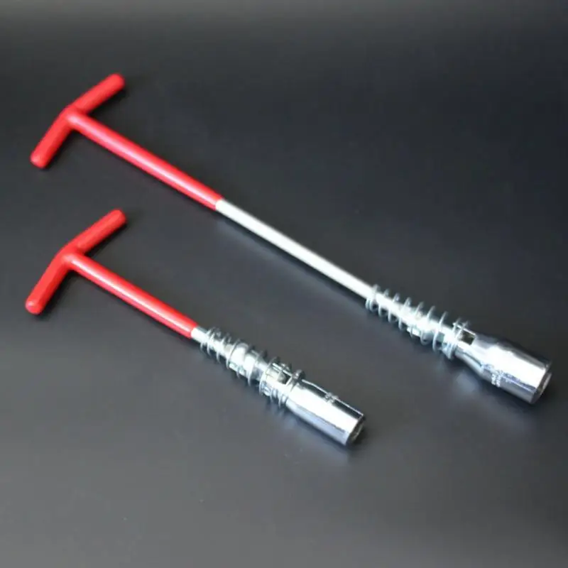 

Universal Car 16mm/0.6" 21mm For Spark Plug Removal Tool Spanner Socket Wrench T-Handle T-Bar 224mm/8.8" T Grip Handle