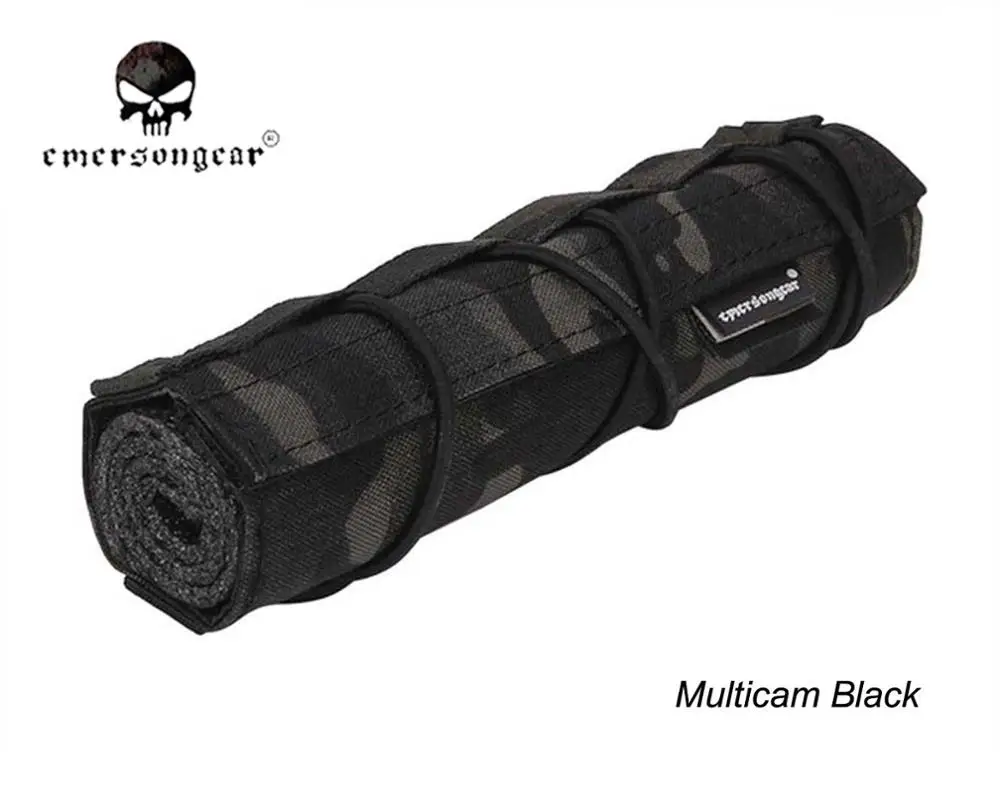 Multicam Black Emerson 18 см Suppressor Mirage Тепловая крышка Щит рукав глушитель крышка глушителя многоцветный EM9473 - Цвет: Multicam Black