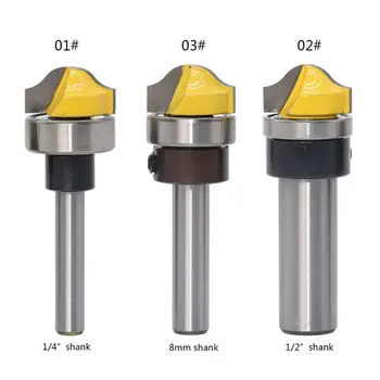 

1/2" 1/4" 8mm Shank Faux Panel Ogee Woodworking Router Bit Carbide Tenon Cutter Woodworking Tools
