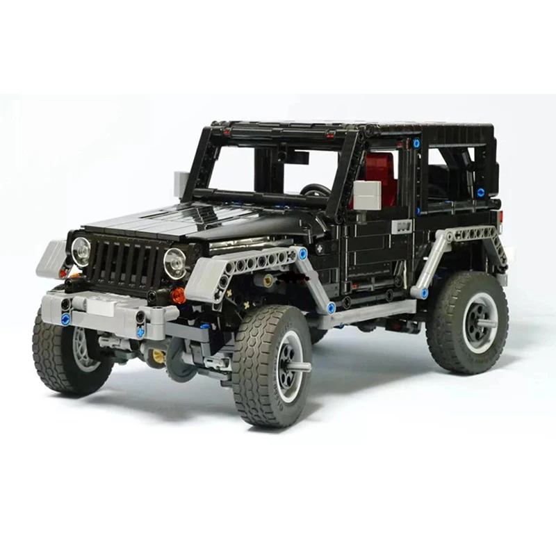 Новая серия Technic RC внедорожник Jeep Wrangler автомобиль совместим со строительными блоками Набор Обучающие подарки на день рождения