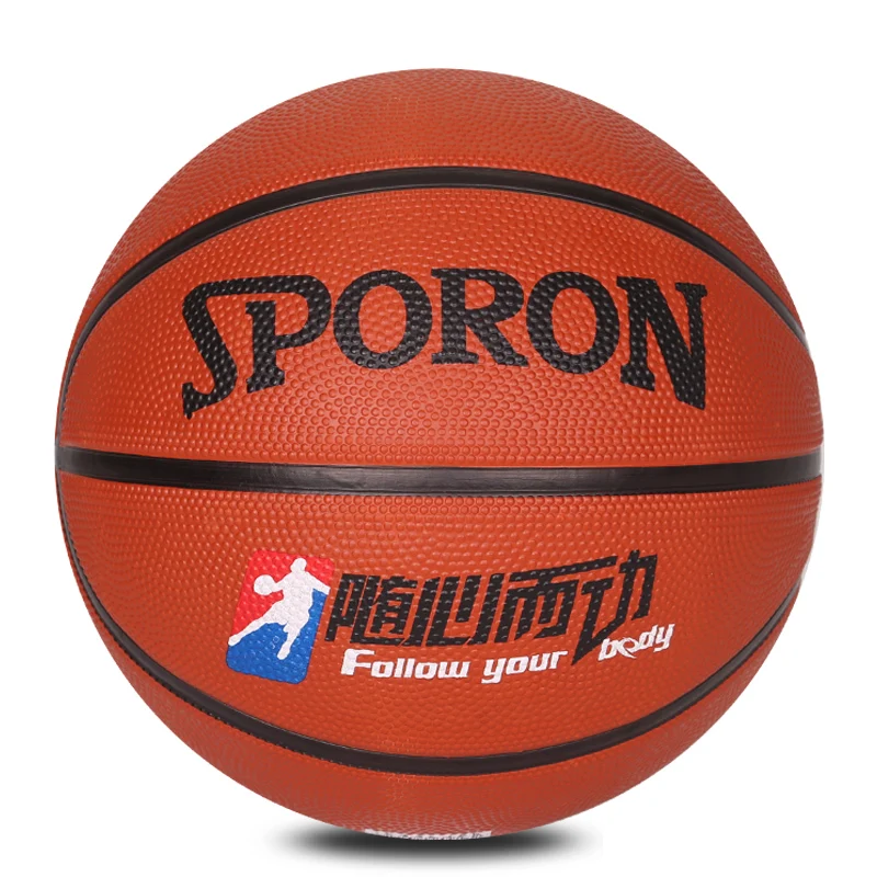 Brand high quality Standard Basketball Ball indoor and outdoor rubber