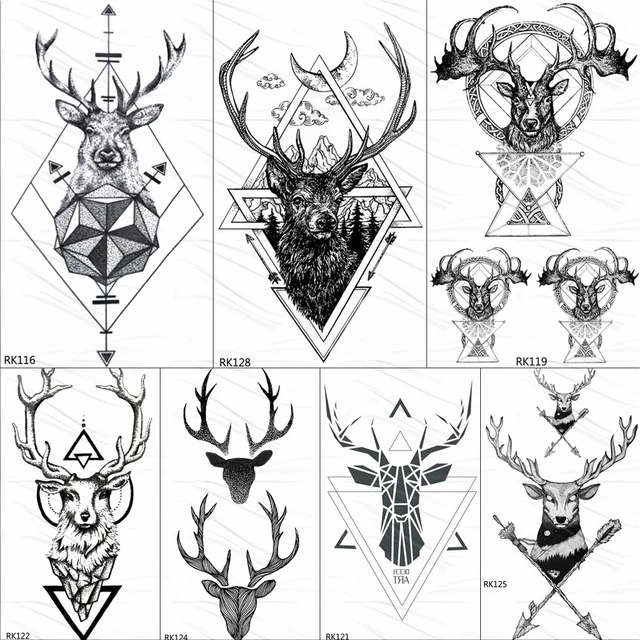 21+ Amazing Geometric Deer Tattoo Designs | PetPress | Deer tattoo, Tattoos,  Tattoo designs