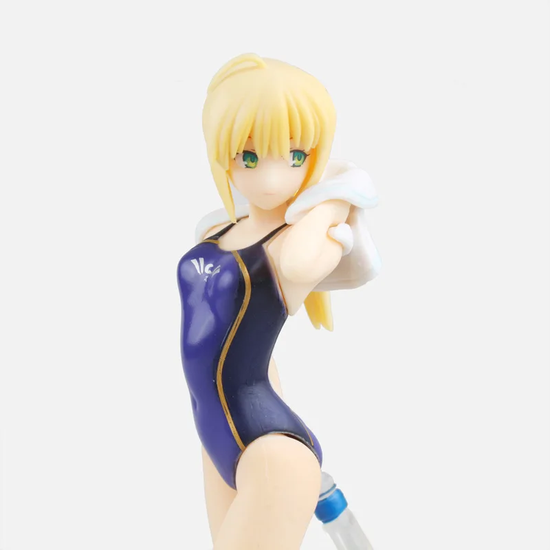 Аниме Fate Night Saber купальник минеральная вода Ver ПВХ фигурка Коллекционная модель