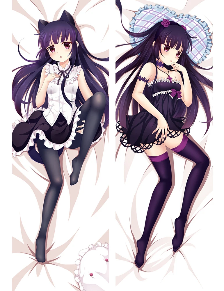 2018 July Anime Oreimo My Little Sister Can Be Not This Cute Gokou Ruri Kuroneko Dakimakura наволочка обнимающая