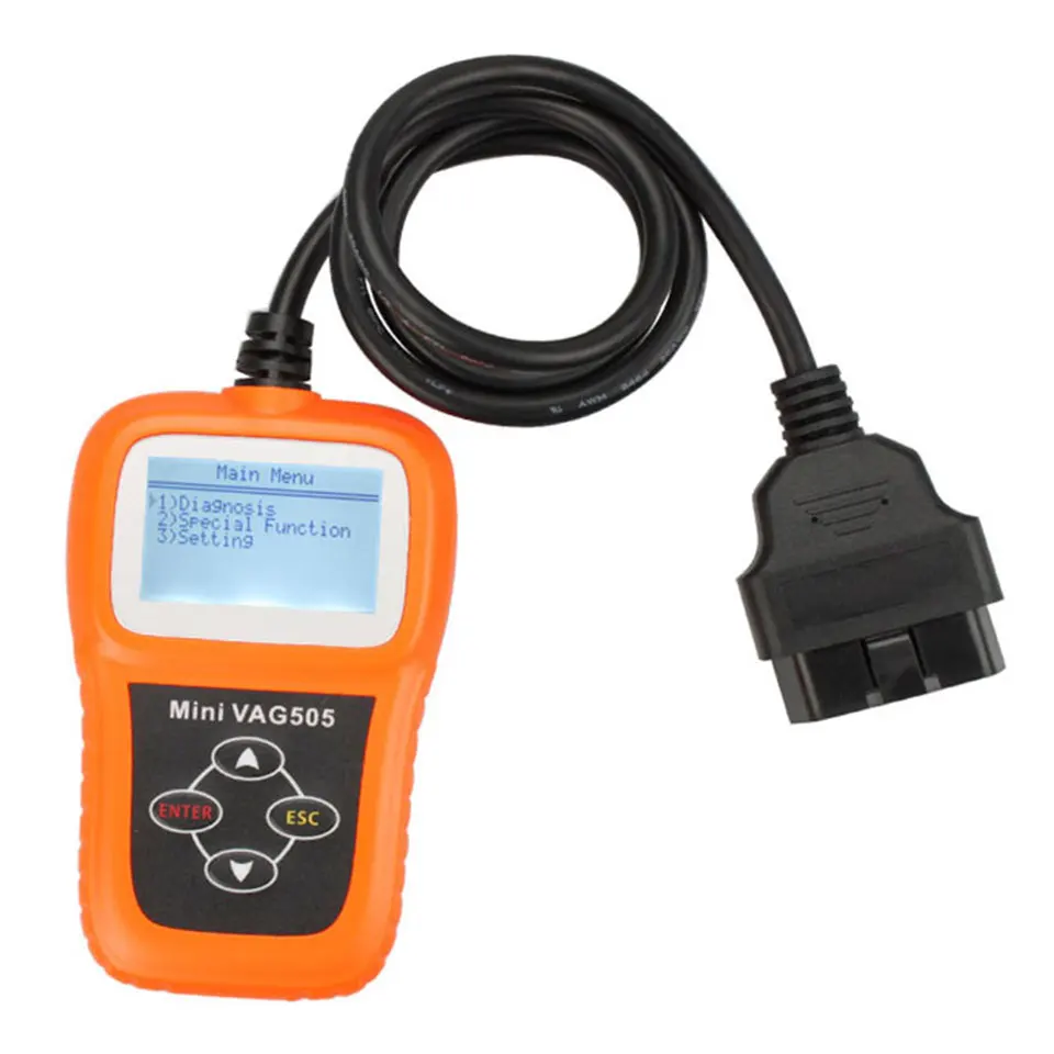 

Newest Handheld Mini VAG505 OBD2 OBDII Car Styling Code Reader Scanner vag505 Auto Diagnostic Tool Super Professional Scanner