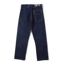 BOB DONG винтажные прямые комбинезоны Slevage джинсовые мужские джинсы Индиго синие пуговицы Fly