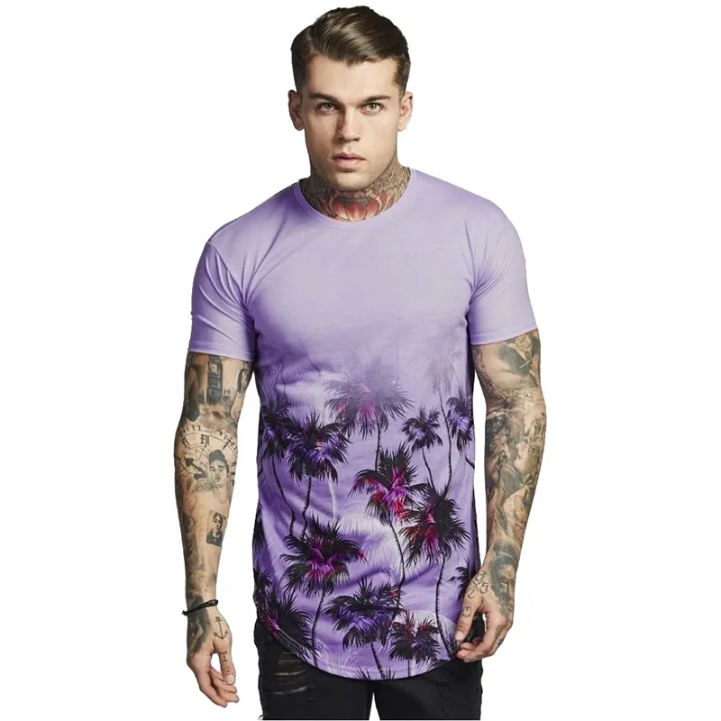 

Fashion Sik Silk Tshirts Men Hip Hop Shirt Man Streetwear Camiseta Masculine Gyms T-shirt Fitness Camisetas Hombre T Shirt Men