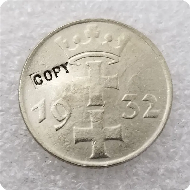 

COPY REPLICA 1932-POLAND-1-GULDEN-DANZIG-COIN COPY