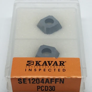 

2pcs SE1204AFFN PCD30 Insert Diamond blade tools Used for Aluminum Polycrystalline diamond tools PCD cnc