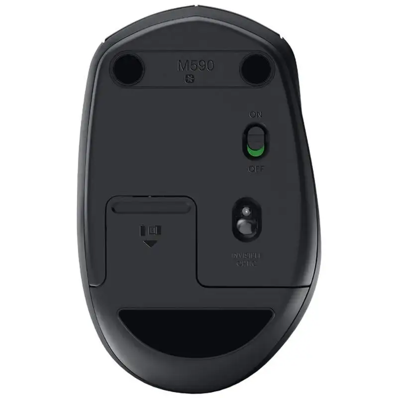 Беспроводная Bluetooth мышь logitech M590, бесшумная оптическая мышь 1000 dpi, 7 кнопок, Офисная мышь для ПК, компьютера