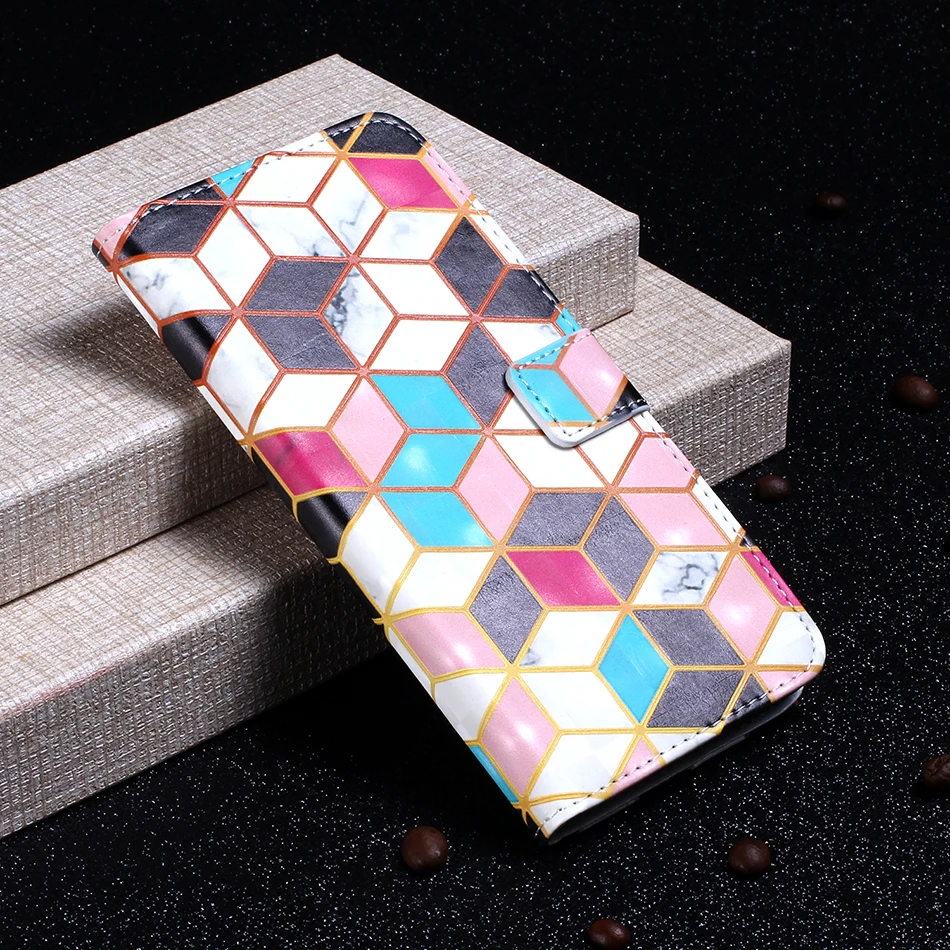 

Fashion Pattern Wallet Phone Cover For Samsung Galaxy J4 2018 Case SM-J400F J400F/DS (Global DS) J400G/DS PU Leather Coque B146