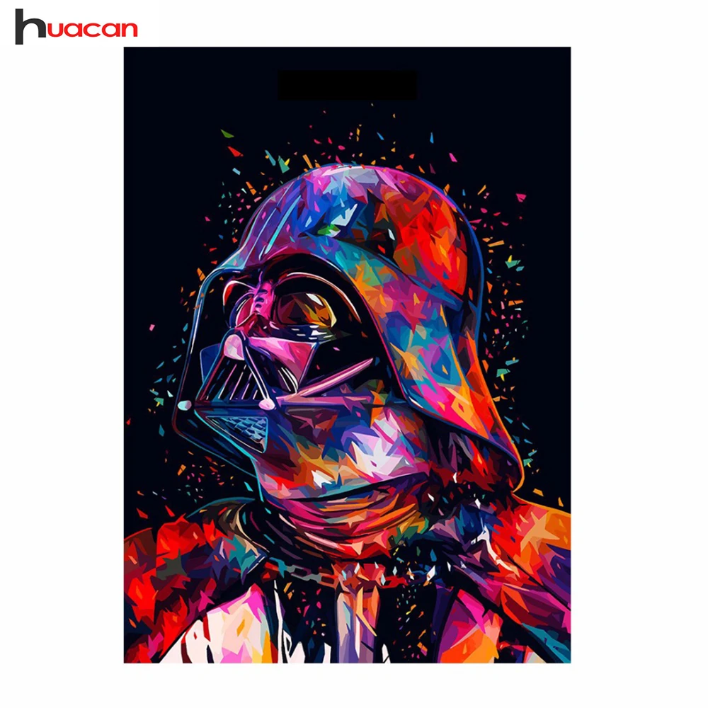 Huacan Diamond Painting Portrait Picture Of Rhinestones Handicraft Wall