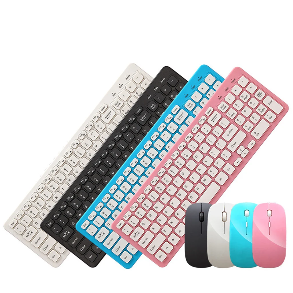 MagiDeal 2.4G Wireless Keyboard and Mouse Wireless Set Mouse Keyboard For Computer PC 