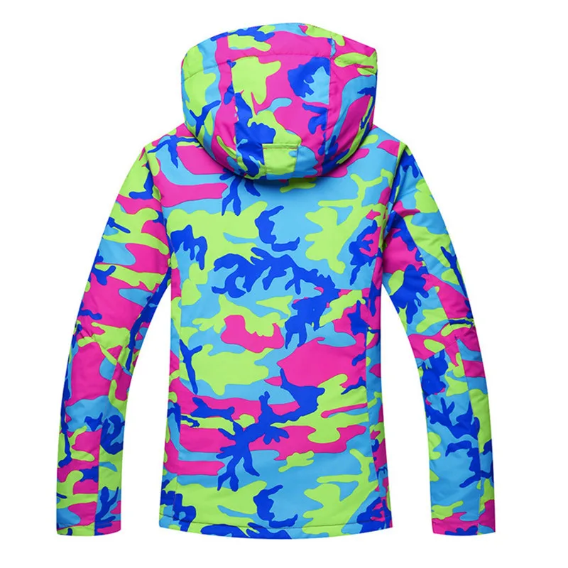 Лыжная куртка женская ветрозащитная куртка для сноуборда зимняя одежда теплая зимняя одежда Лыжная одежда Jaqueta de surf de neu