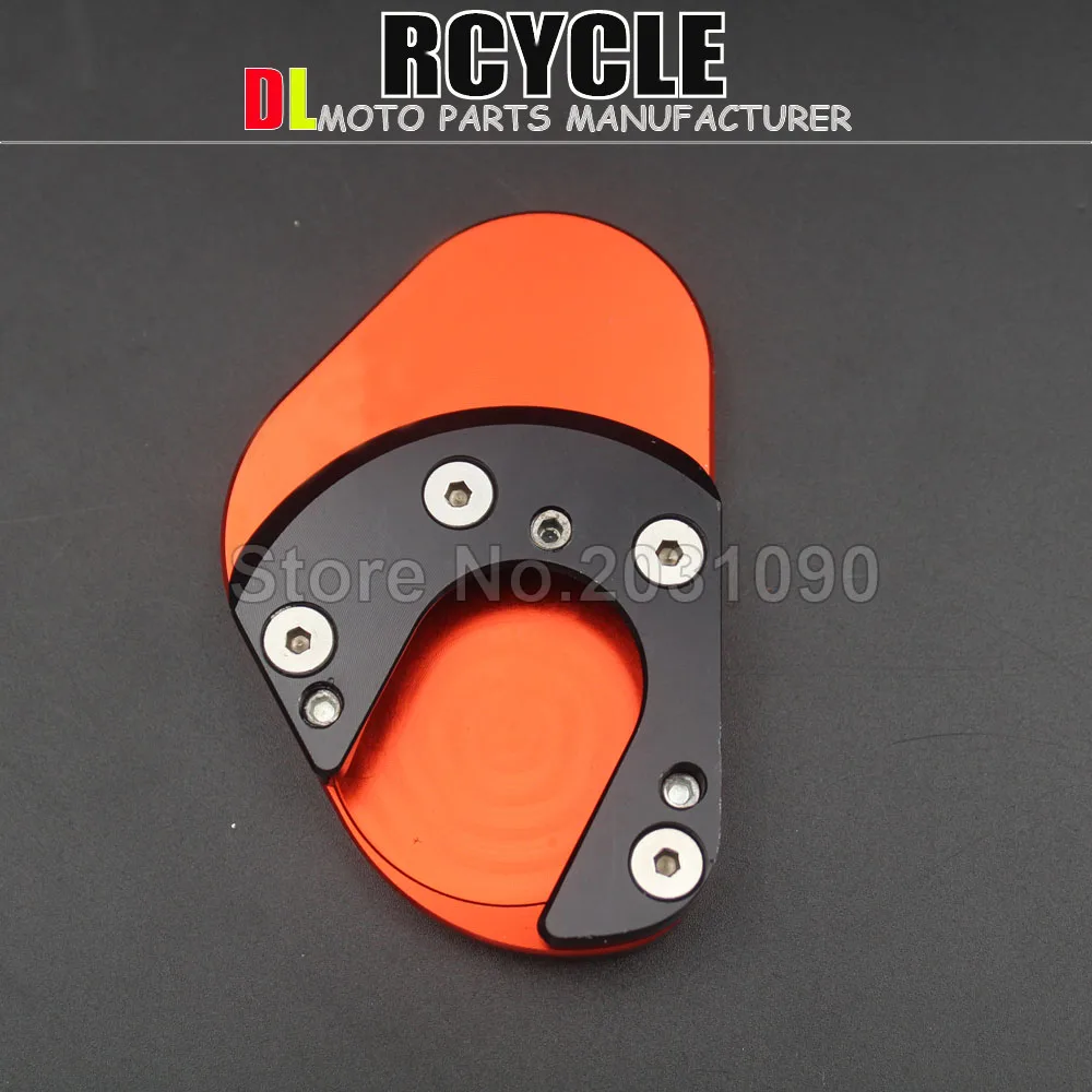 CNC Kickstand боковая стойка наращивание накладка пластина для KTM DUKE RC 125 200 390 Enduro supermoto SM SMC Приключения 690 950 990