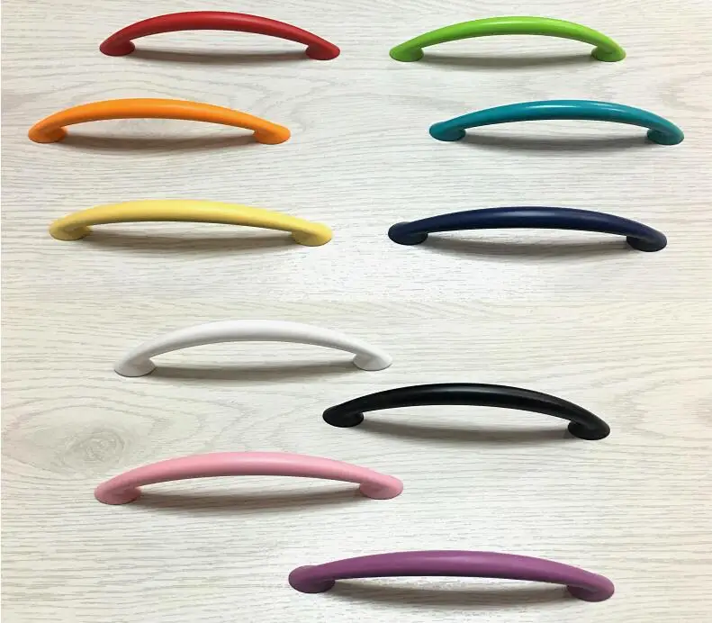 

New Style Concise Solid Zinc Alloy Colorful Handle/Pull Handle Knob