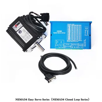 

Nema 34 2-Phase 86 closed loop high speed motor set 4.5N.m closed loop stepper motor + driver hybrid servo CNC Controller