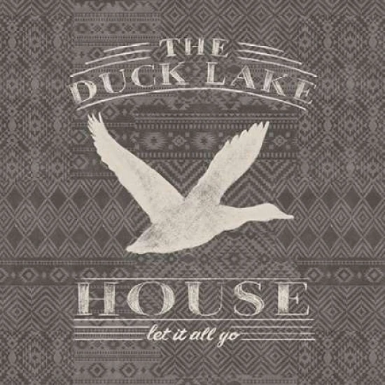 Soft Lodge II Dark Poster Print by Janelle Penner (12 x 12)