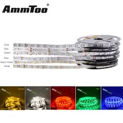 5 м 300 светодиоды 5050smd RGB Светодиодные ленты свет не-водонепроницаемый гибкие светодиодные ленты Клейкие ленты дюралайта ярче, чем 5630 3528 3014