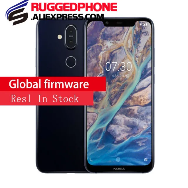 

Nokia X7 4G RAM 64G ROM Dual Sim Unlocked Android Mobile Phone LTE 6.18'' 3 Camera Octa Core 3500mAh Fingerprint Snapdragon 710