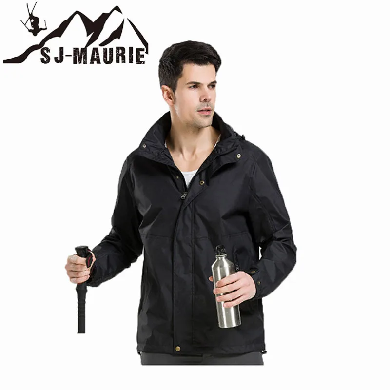 

Spring Autumn Outdoor Hiking Jacket Windproof Waterproof Sports Camping Trekking Climbing Large Hunting Jackets For Men