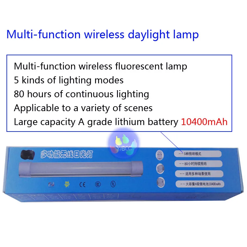 Мульти-функциональный беспроводной аварийное освещение для внутреннего/Светодиодная лампа для кемпинга обычного телефона DC5V 1/2 acharger USB кабель для зарядки