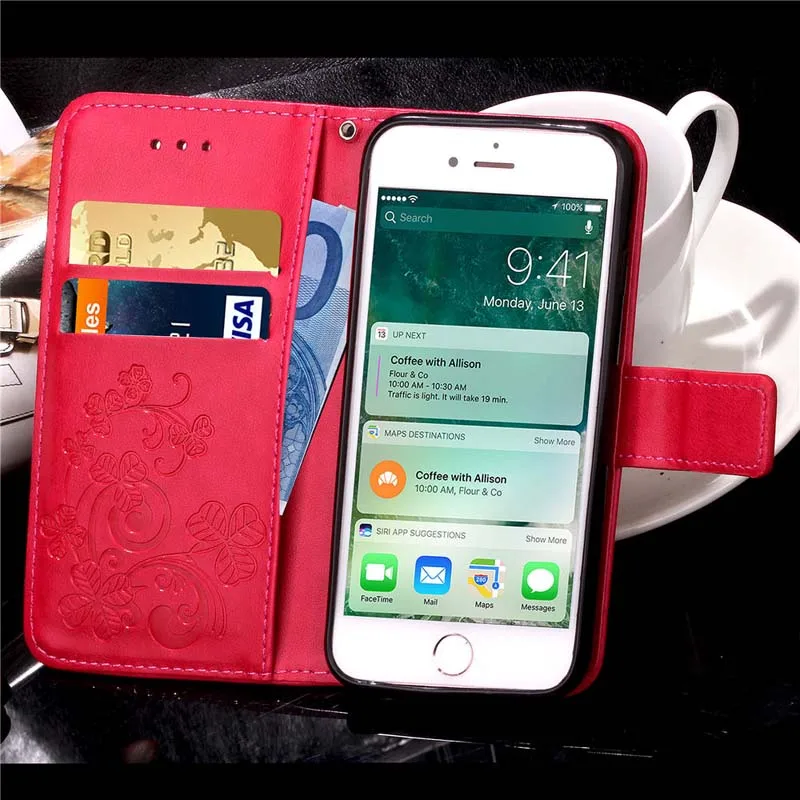 Для iPhone X чехол Ретро кожаный магнитный флип кошелек чехол для телефона Coque для iPhone 6 6S 7 8 Plus чехол с держатель для карт телефонные сумки