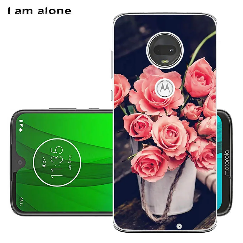 Чехлы для телефонов I am alone для Motorola Moto G7 G7 Play G7 power Solf из ТПУ, модные милые Чехлы для Moto G7 - Цвет: Solf TPU HH20