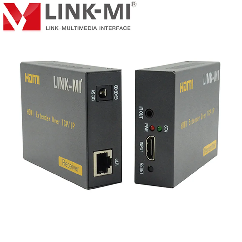 LINK MI DT103 HDMI удлинитель видео аудио сигналов до 120 метров над одним CAT5e/6 UTP RJ45 1920*1080 P @