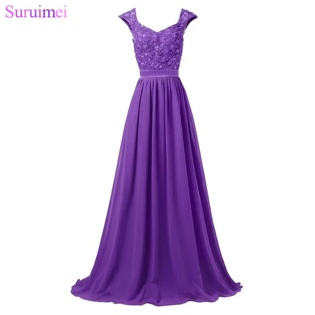 Royal Blue and Purple Dresses