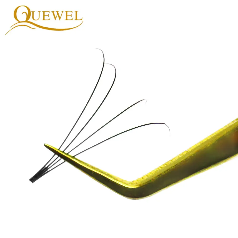 Quewel пучок ресниц 3D-6D русский объем Индивидуальные ресницы для наращивания 0,07 мм Ресницы C/D локон мягкий натуральный толстый LY