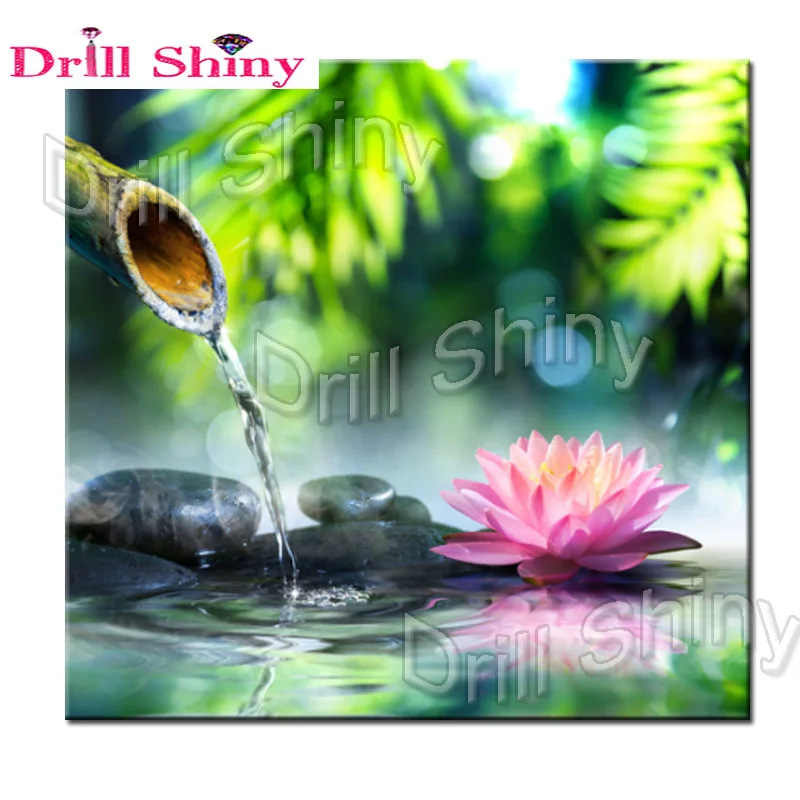 

Diy 5d Diamond Painting Stone Flower Cross Stitch Scenery Handmade Embroidery Crafts Home Decoration Wall Paper